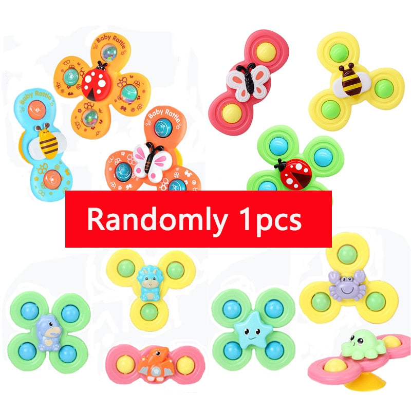 Cartoon Suction Cup Bath Fidget Toys