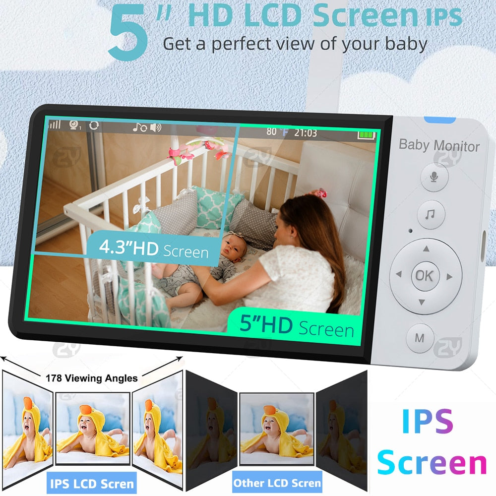 Wireless Video Nanny Cam 2-way Audio 355 Degrees turn