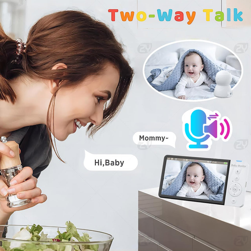 Wireless Video Nanny Cam 2-way Audio 355 Degrees turn
