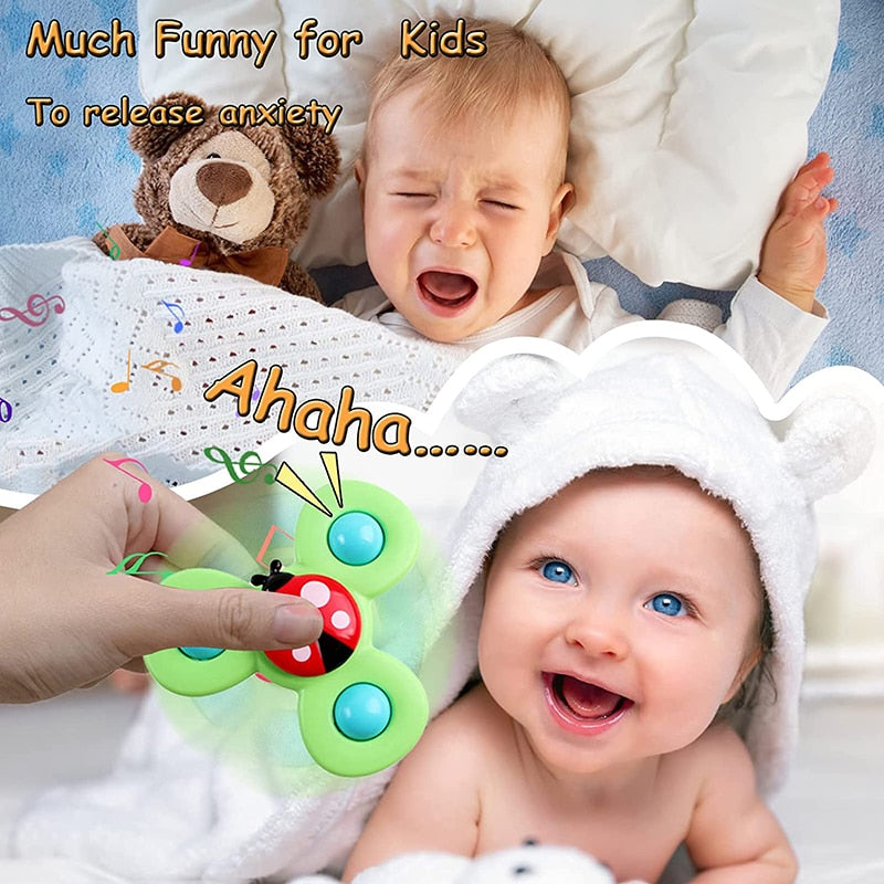 Cartoon Suction Cup Bath Fidget Toys