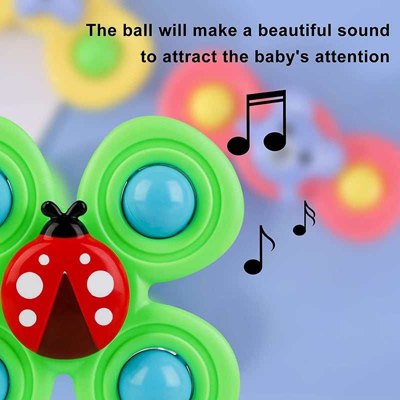 Cartoon Suction Cup Bath Fidget Toys