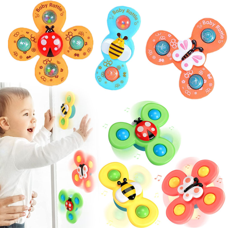 Cartoon Suction Cup Bath Fidget Toys
