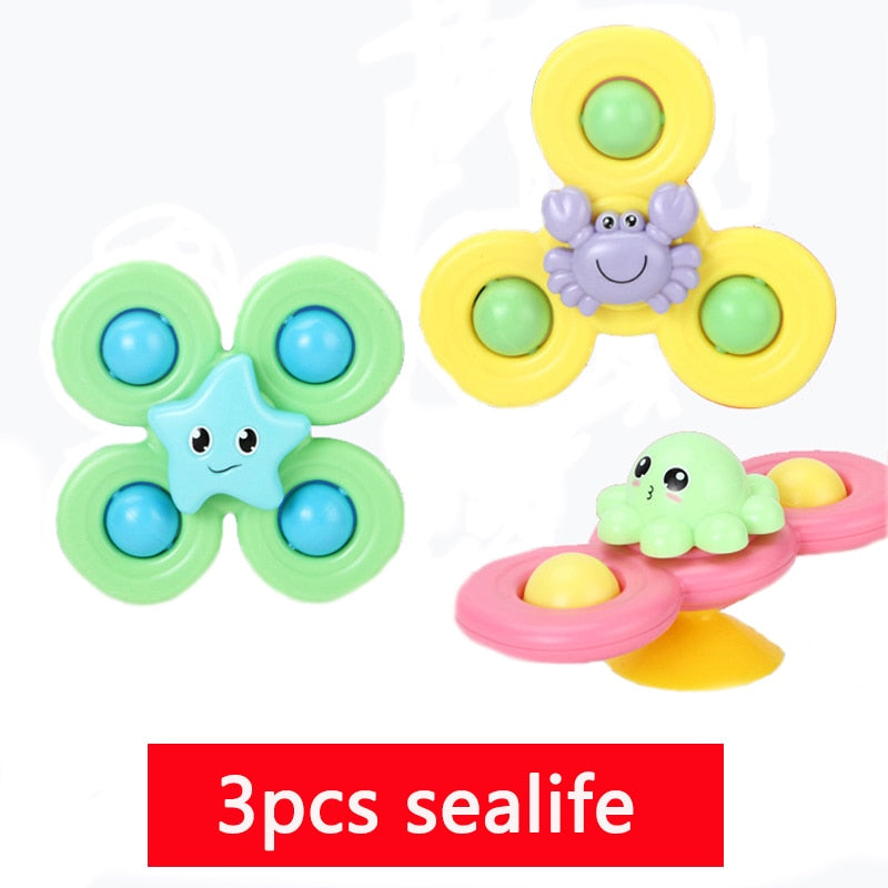 Cartoon Suction Cup Bath Fidget Toys