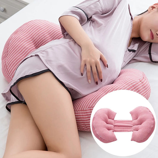 Multi-function U Shape Pregnant Women Sleeping Support Pink