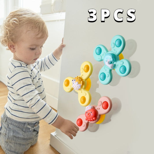 Baby Bath Toys Spinner Suction Cups