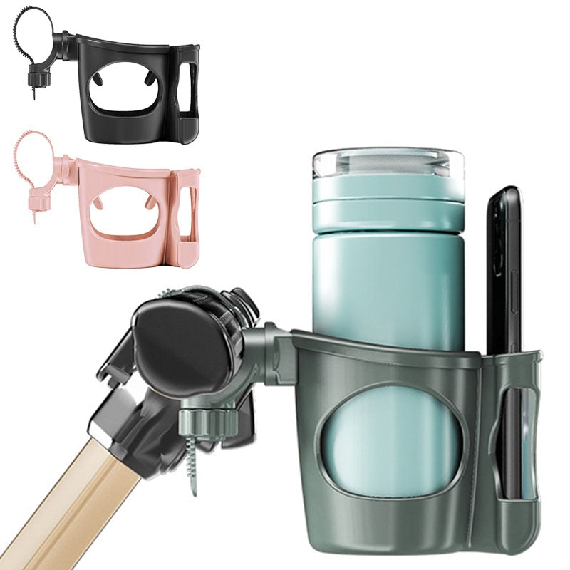 Baby Strap-on Stroller Accessories Cup / Mobile Phone Bandage Holder