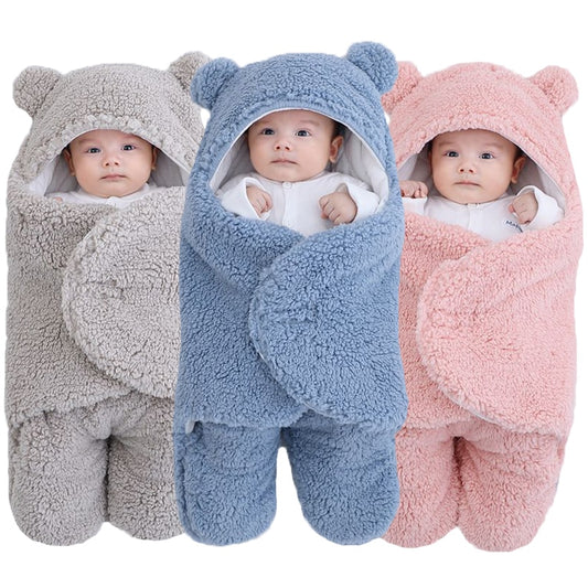 Newborn Baby Sleeping Bags Soft Baby Wrap Blankets Bedding