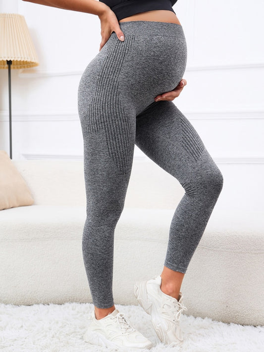 High Waist Pregnancy Leggings Belly Support